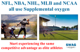 Supplemental oxygen for Sports players